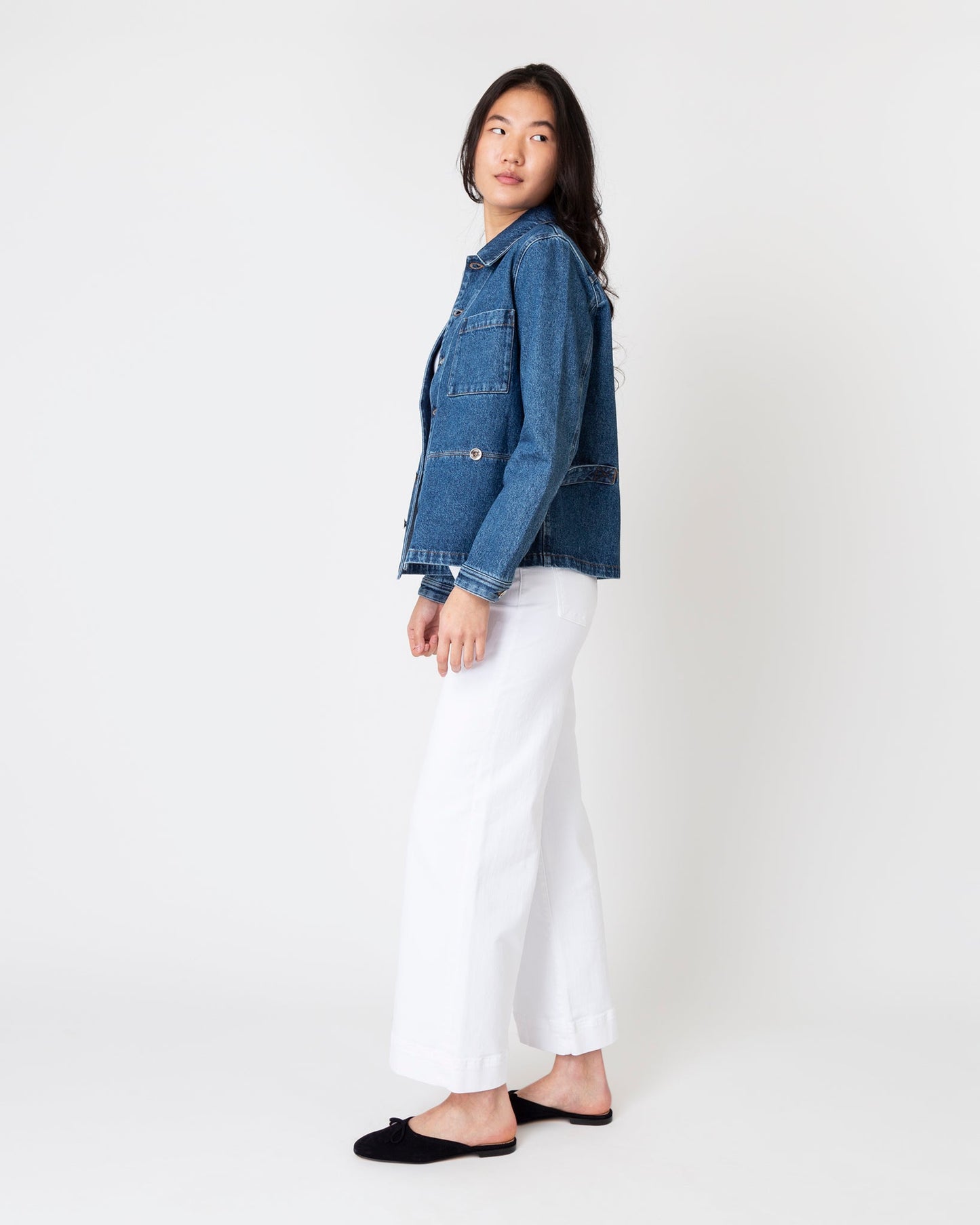 Dina Jacket in Washed Indigo