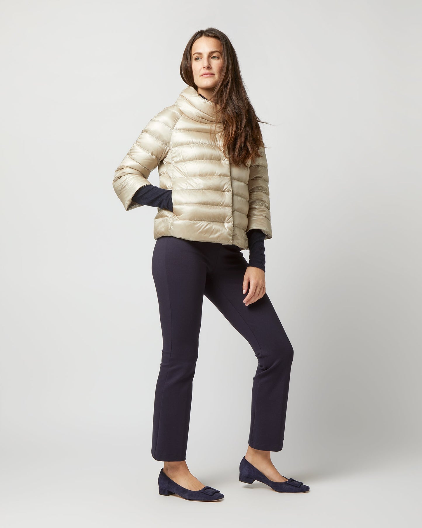 Sofia 3/4 Sleeve Bolero Jacket in Chantilly