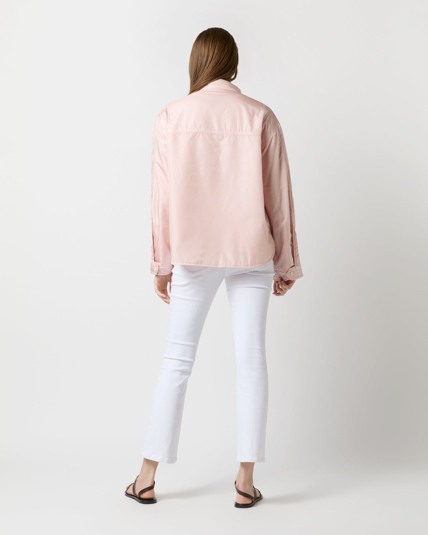 Alisha Shirt Jacket in Rose