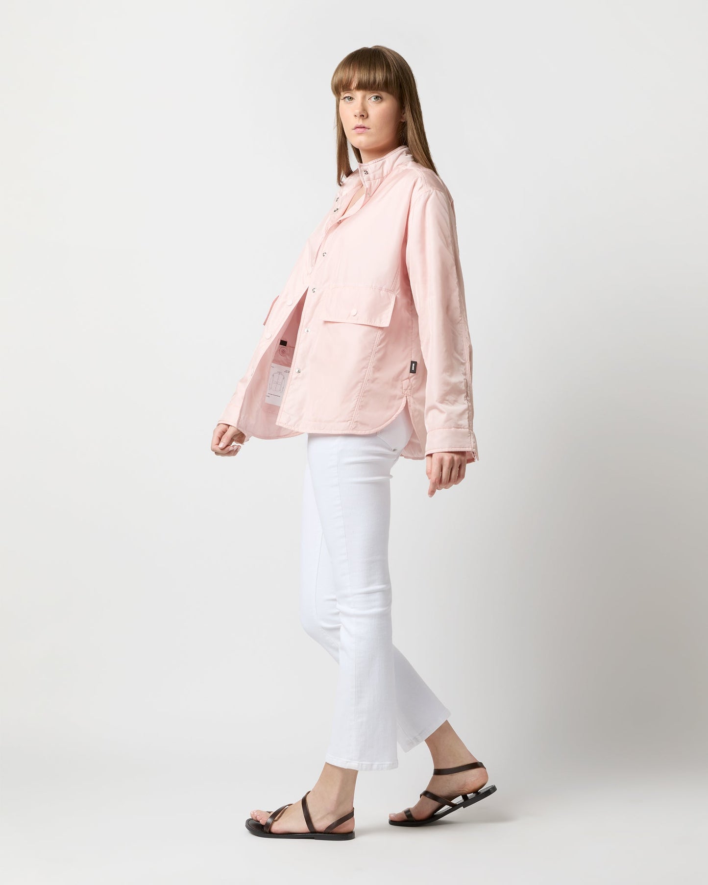 Alisha Shirt Jacket in Rose