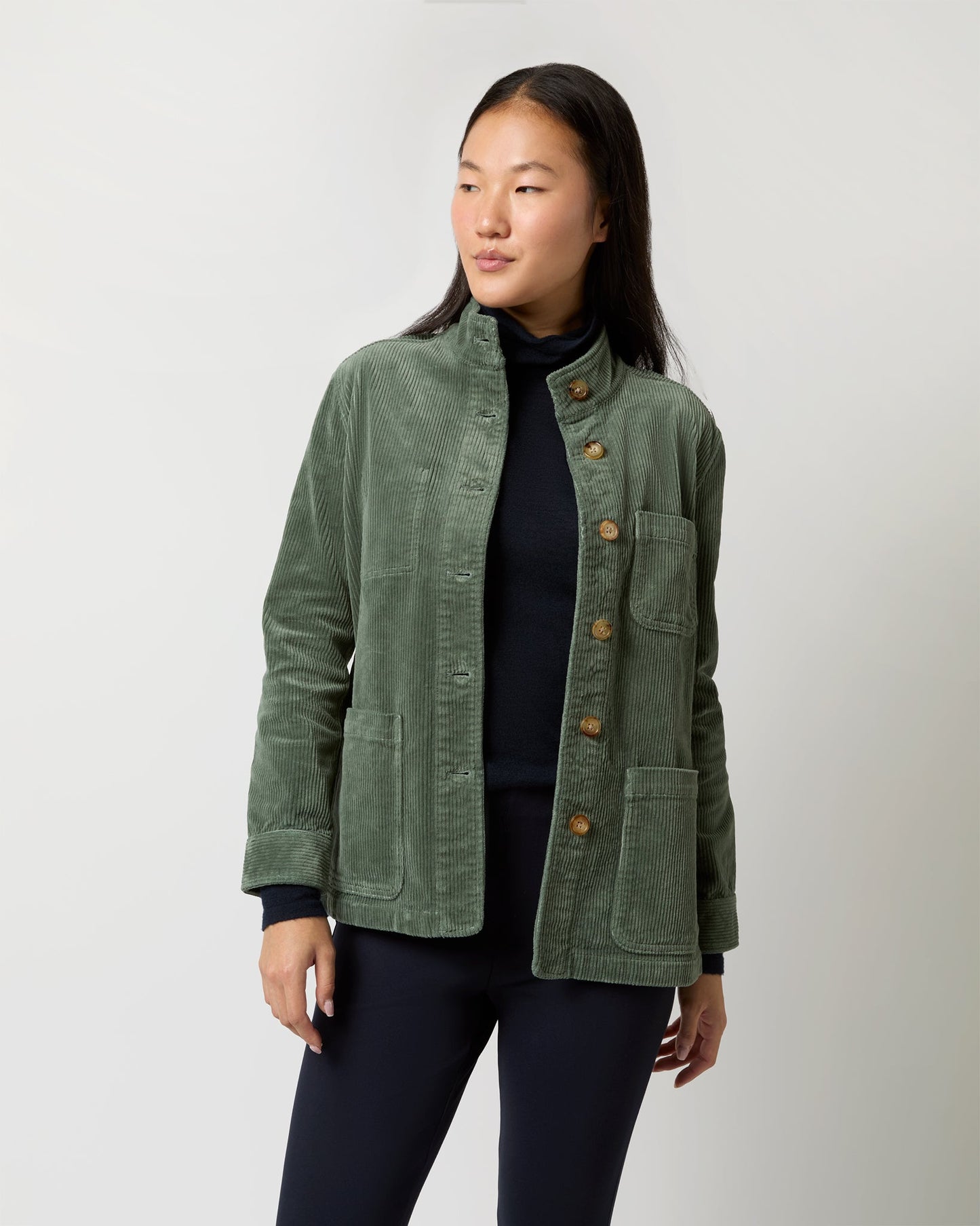 Chore Jacket in Wintergreen Stretch Cord