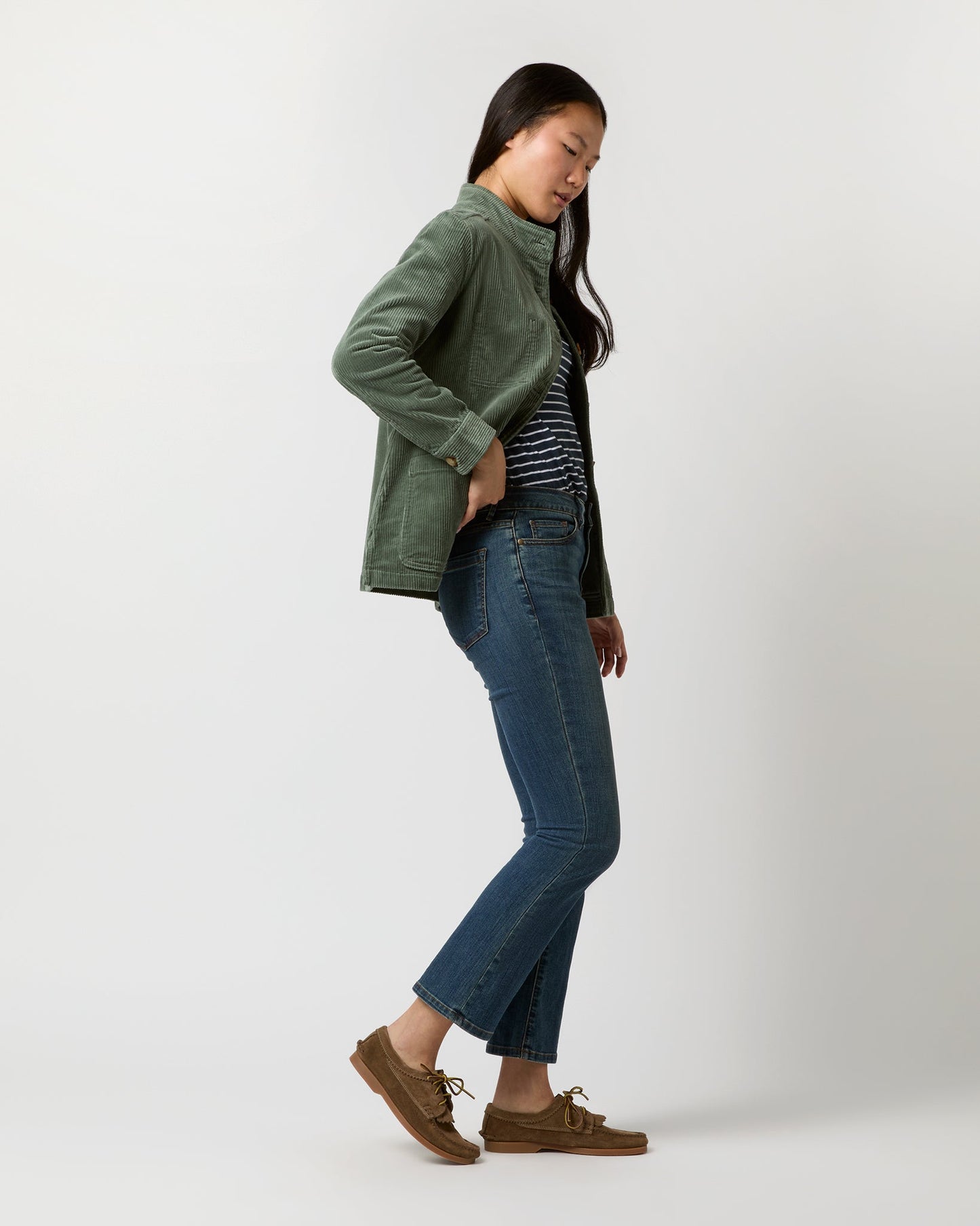 Chore Jacket in Wintergreen Stretch Cord