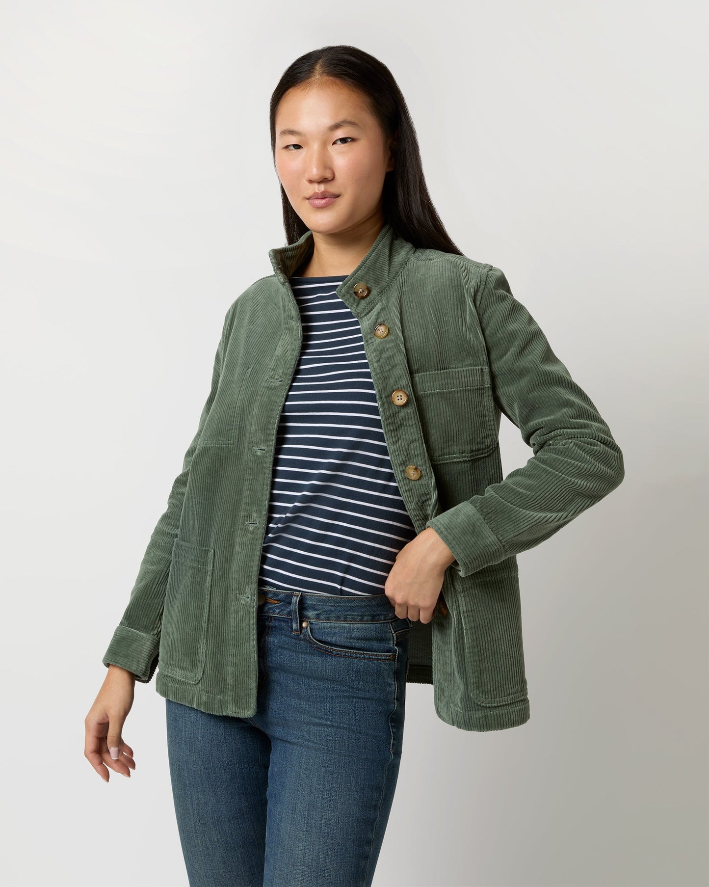 Chore Jacket in Wintergreen Stretch Cord