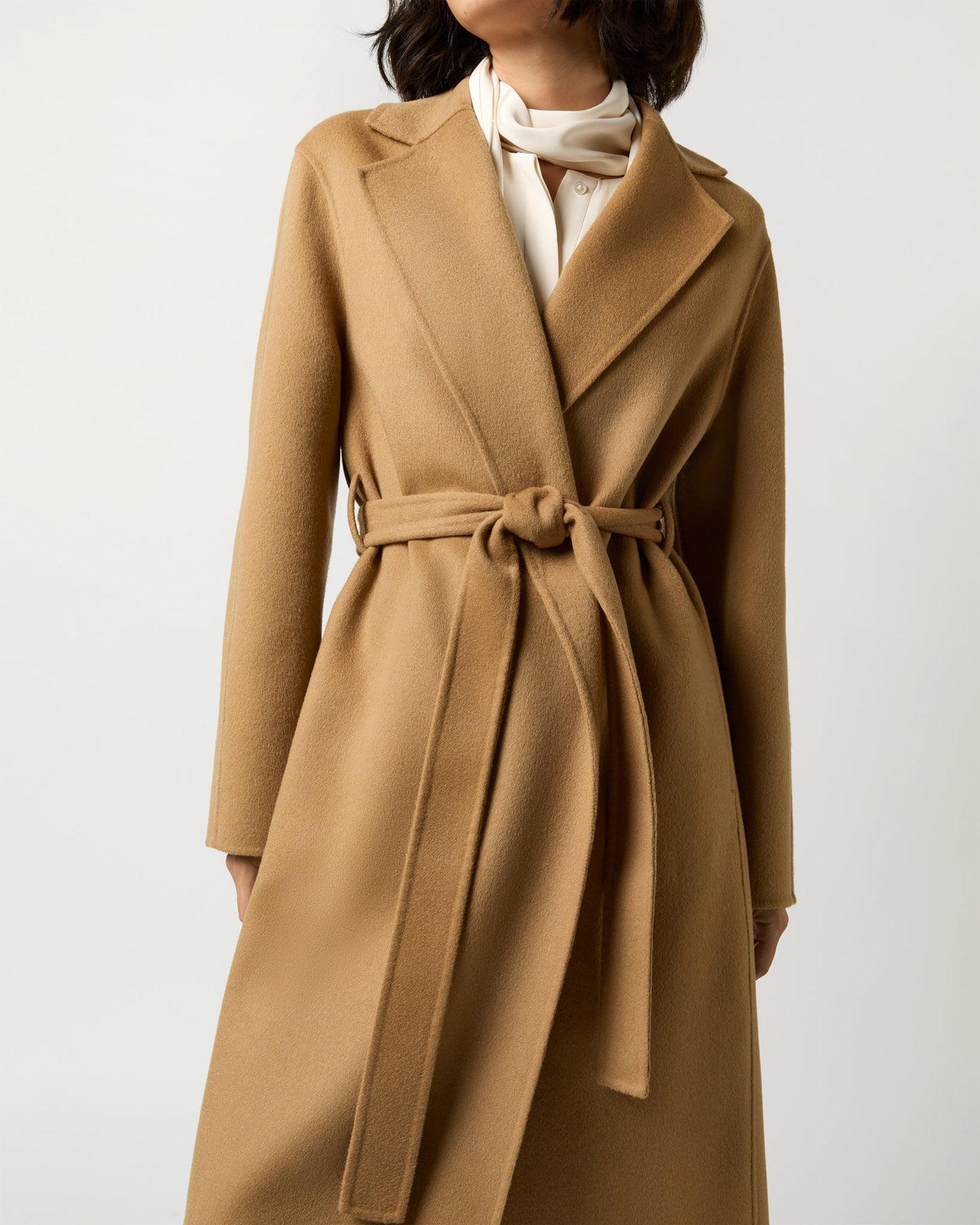 Cenda Long Coat in Oak