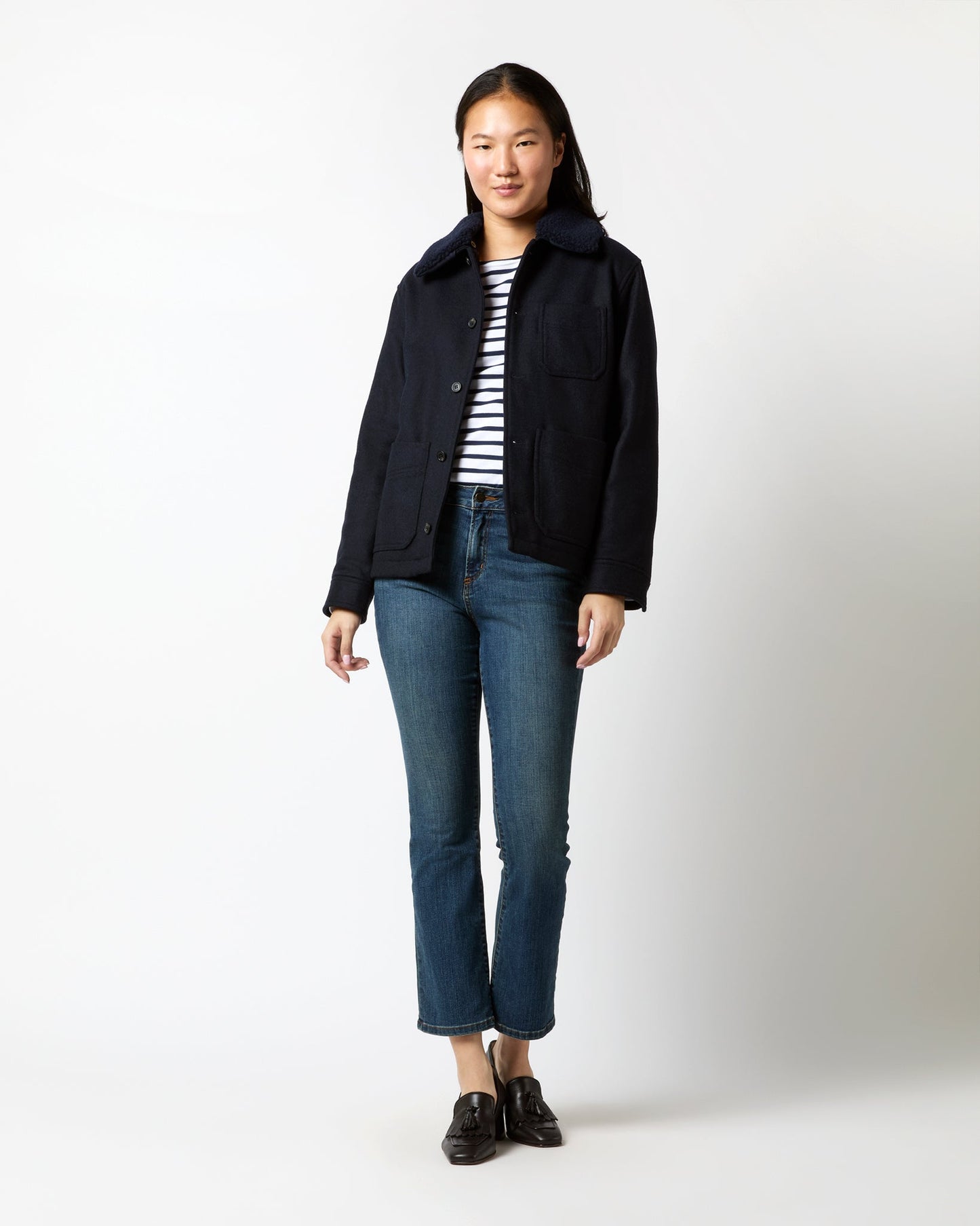 New Julia Jacket in Dark Blue