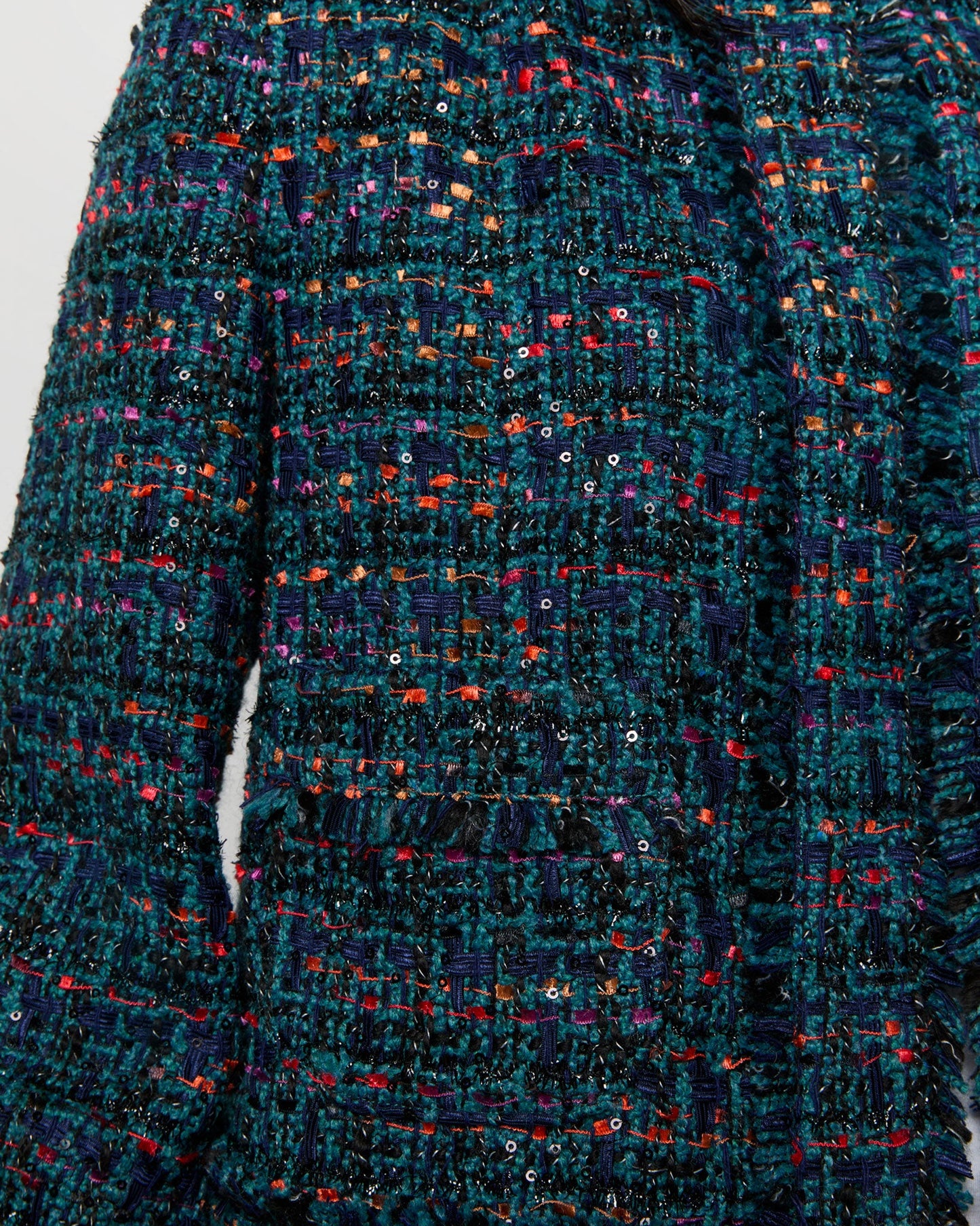 Chelsea Jacket in Peacock/Multi Tweed